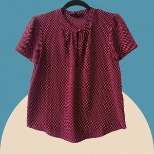 3/$20 polka dot blouse